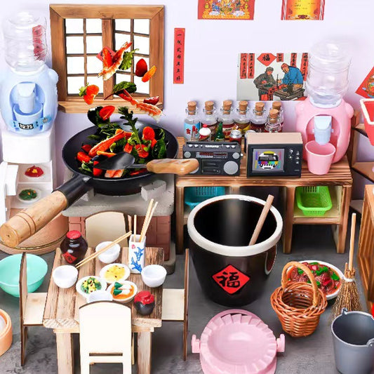 Miniature Kitchen: Real Cooking